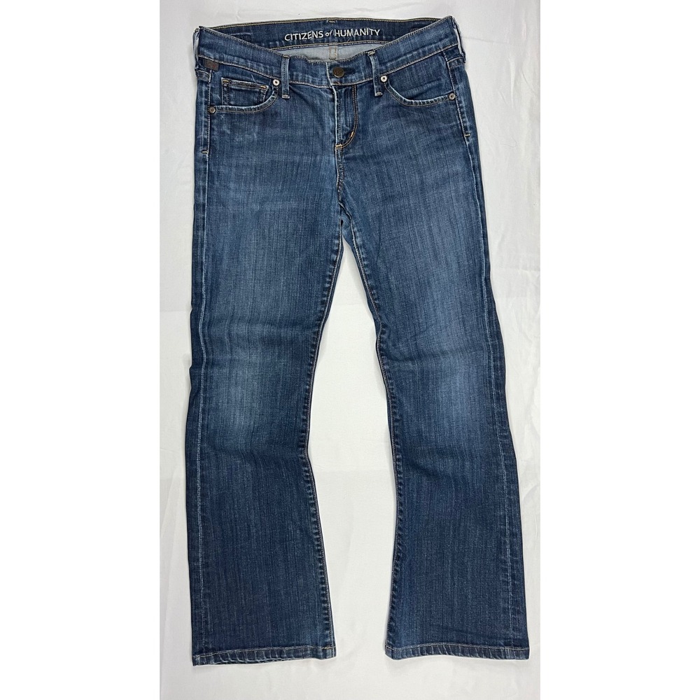 Citizens of Humanity Elson Straight Leg Jeans Dark Wash Blue Denim 1023N-001 26